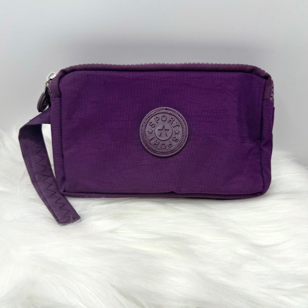 Violet Small Purse or Makeup Cosmetic Wristlet
